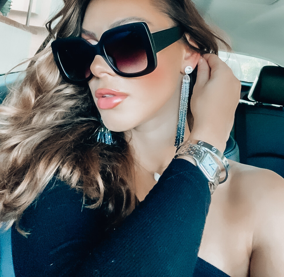 Sunglasses “JACKIE” Large Oversized XL Square Lady Women Retro Vintage GAFAS