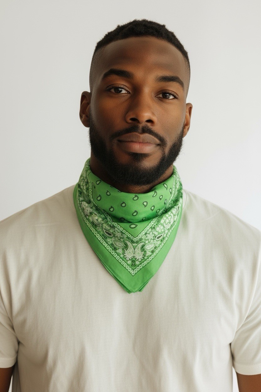 KAISER 100% Cotton Paisley Bandana 22″X22″ Scarf Head Neck Bandana – NEW