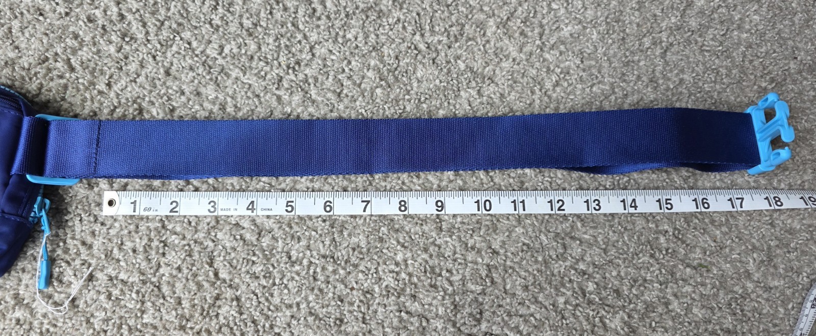 NWOT Aldi Navy Gear Belt With Rainbow Embroidery And Adjustable Strap.