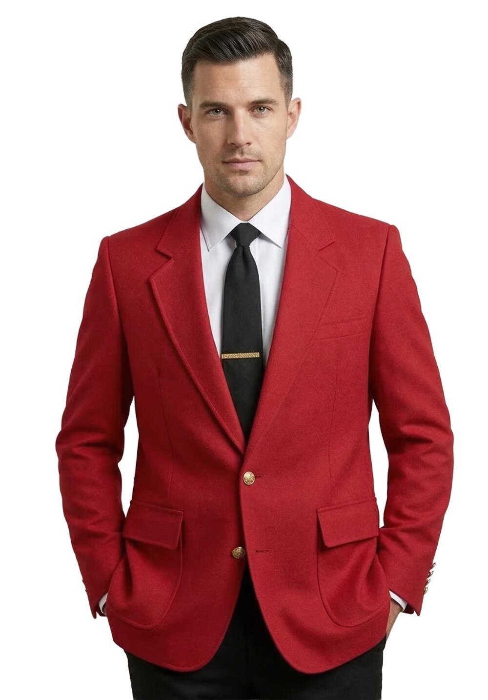 Men’s Single Breasted Two Button Professional Blazer Coat