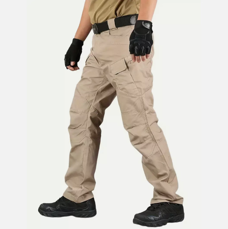 Mens Cargo Pants Work Combat Pants Outdoor Hiking Waterproof Trousers Tactical