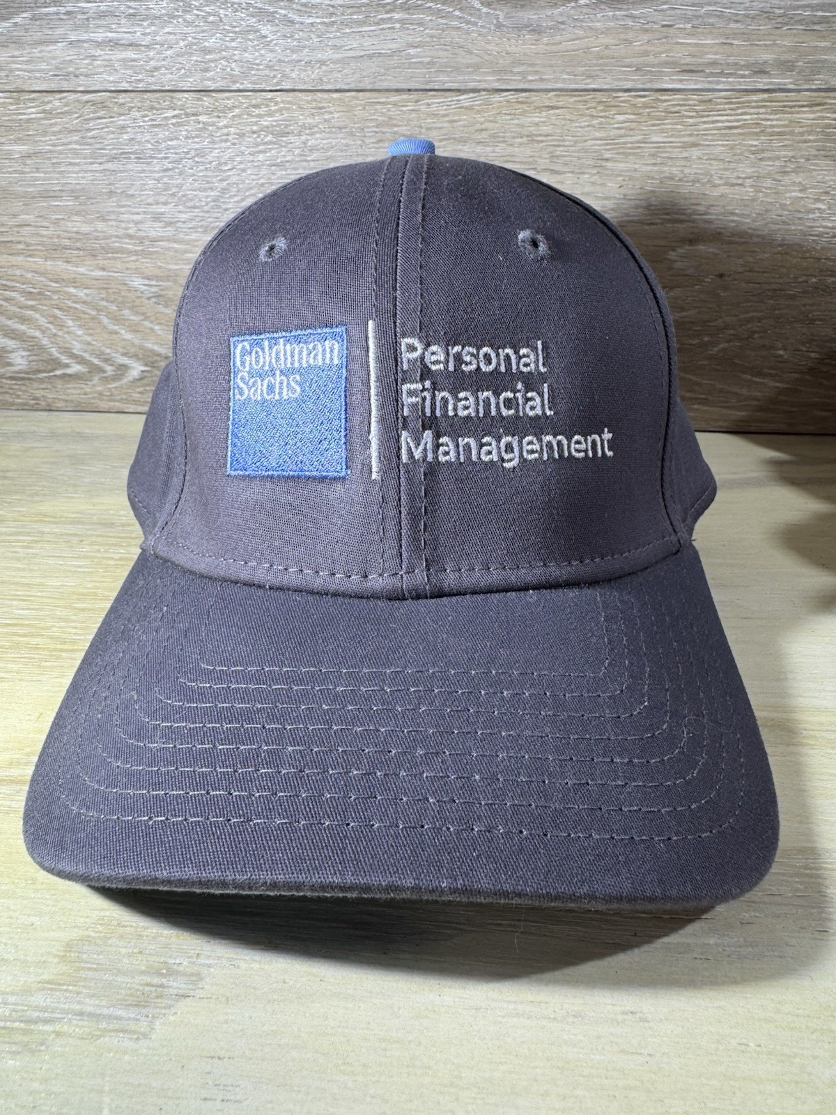 New Era Goldman Sachs Personal Financial Management Hat Gray Embroidered