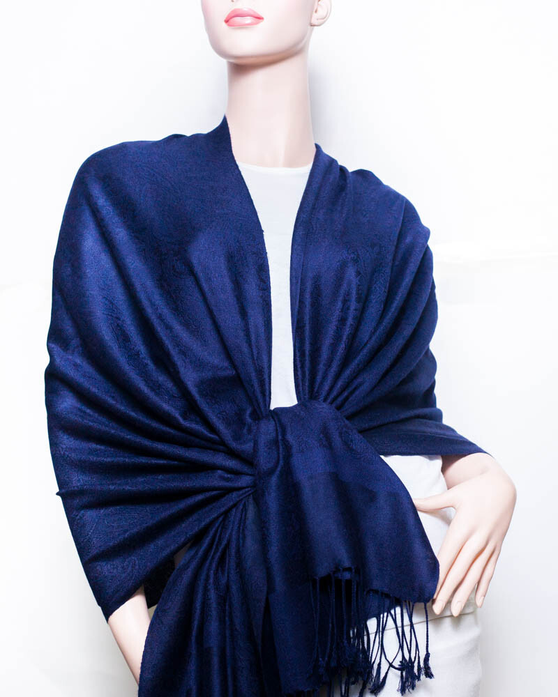 Jacquard Paisley Pashmina Shawl / Wrap / scarves 52 colors us wholesaler