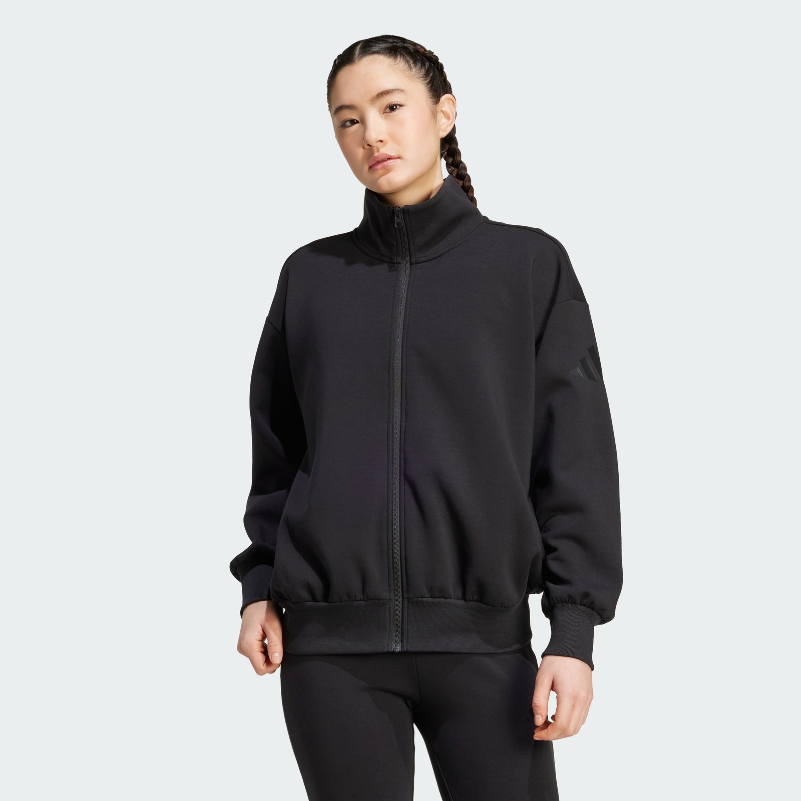 adidas women Soft Lux Loose Full-Zip