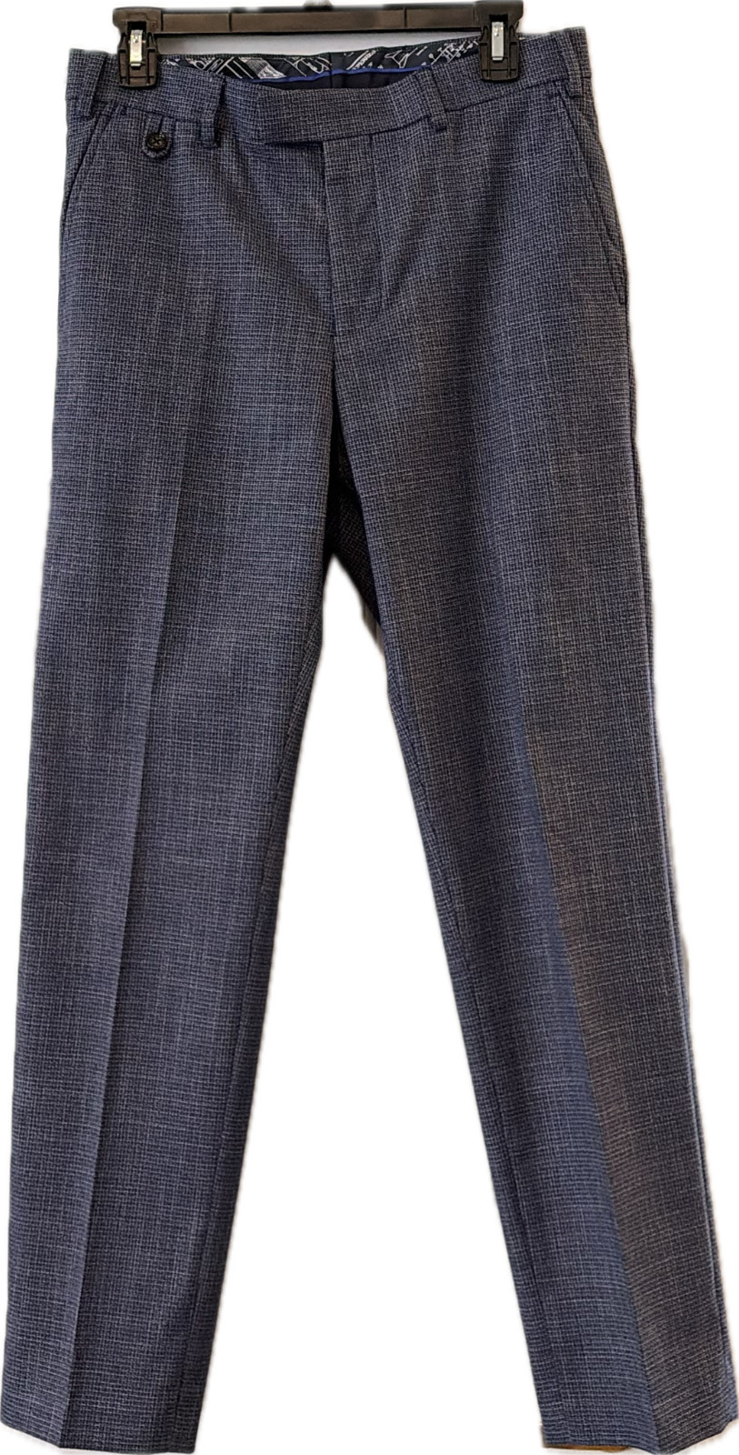 Murano (Dillard’s) Men’s Slim fit Blue/Gray 36 suit with Pants 30×30 (2 piece)