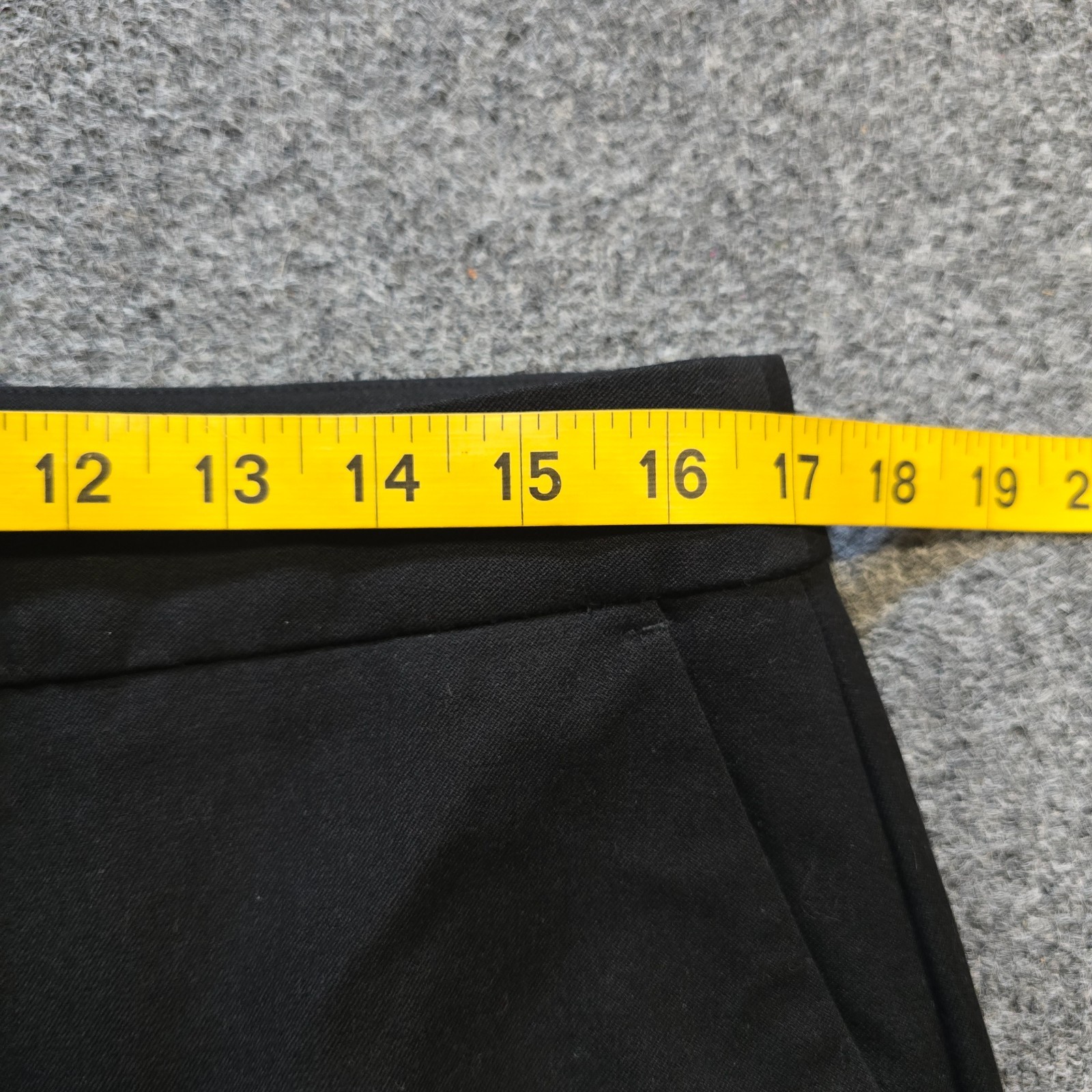 Boden Pants Womens Size 12 Black Chino Pocket High Rise Capsule Career Casual