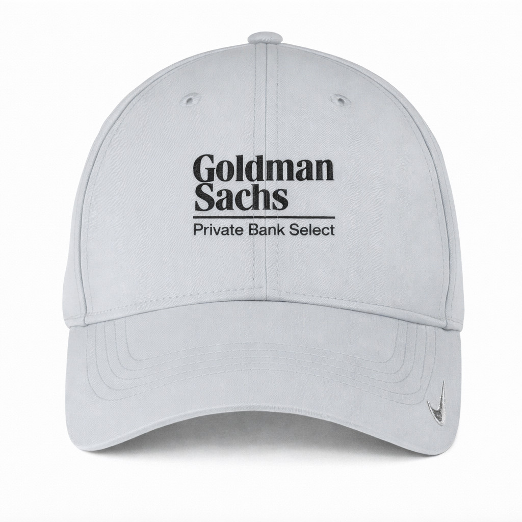 RARE NWT 100% Authentic Goldman Sachs UHNW Private Bank Client Gift Hat Cap Gray