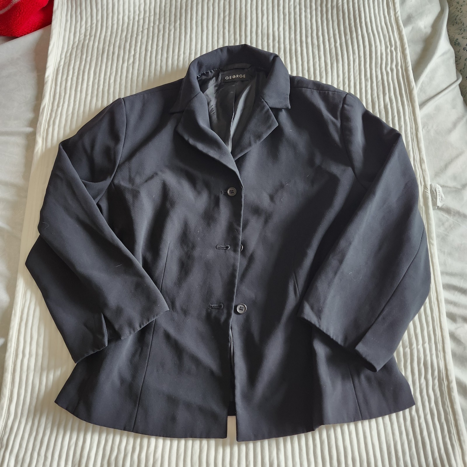 George Women’s Black 3-Button Lined Blazer Jacket