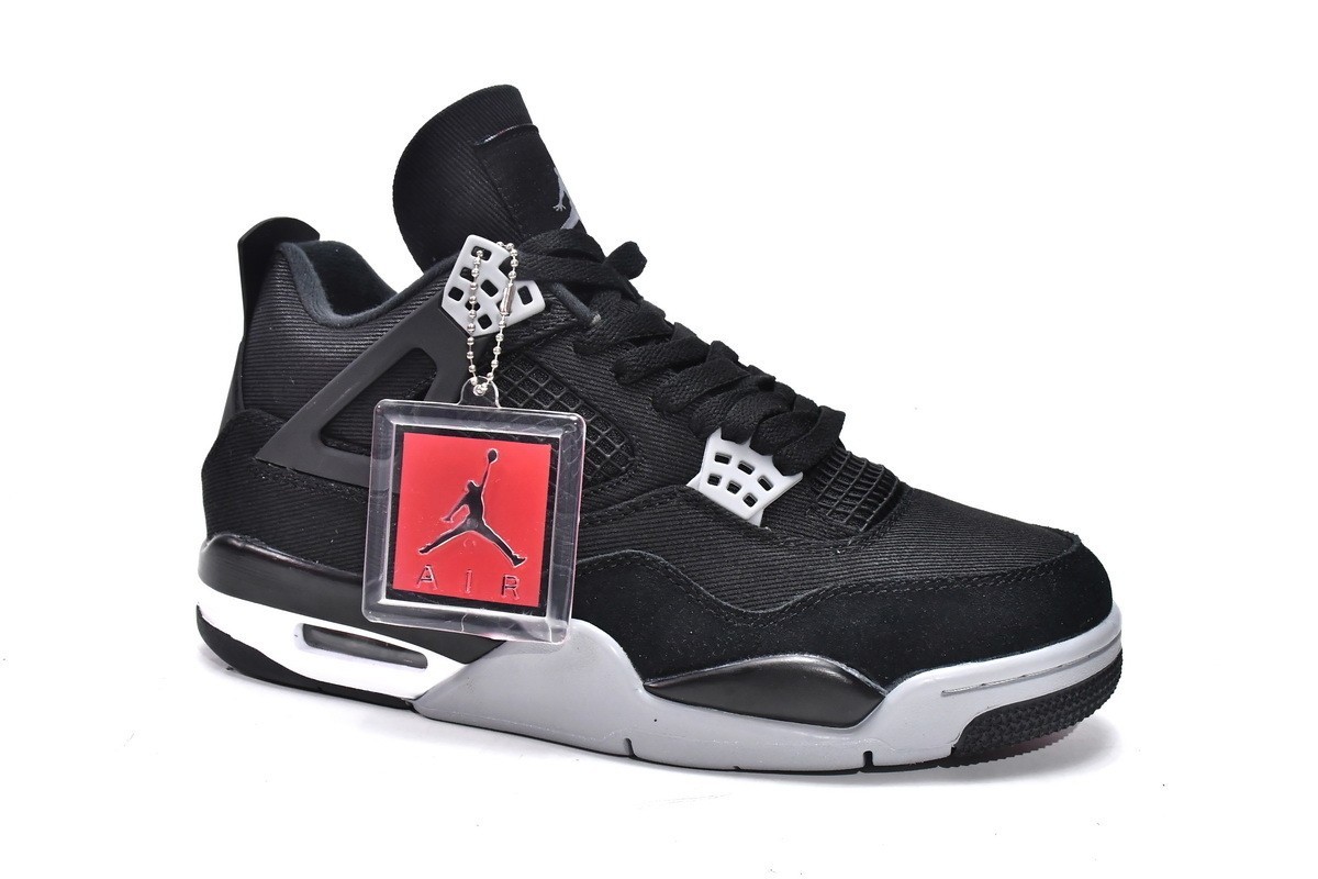 Jordan 4 SE “Black Canvas” Men’s Mid Top Retro Basketball Shoes