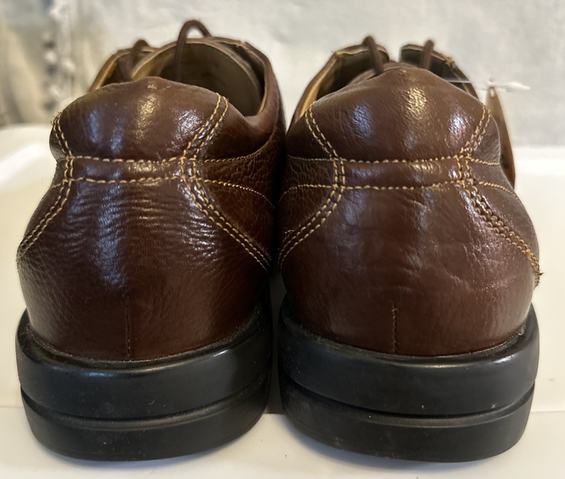 Dockers All Motions Men Brown Leather Shoes Lace Up Pro Style 12 New USA Seller