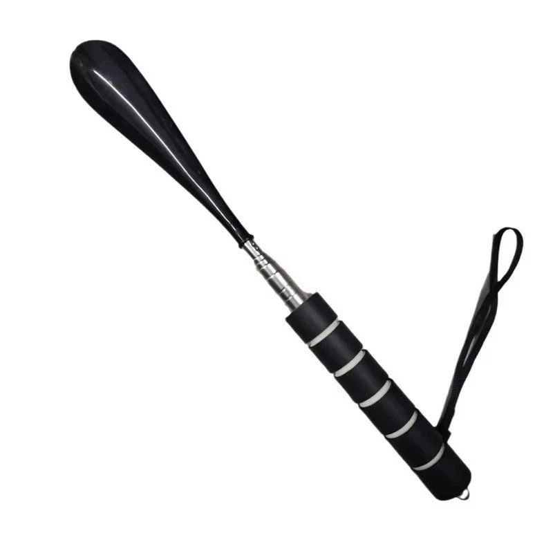 28in Extra Long Stainless Steel Shoe Horn Long Handle Metal Easy Slip Aid Tool