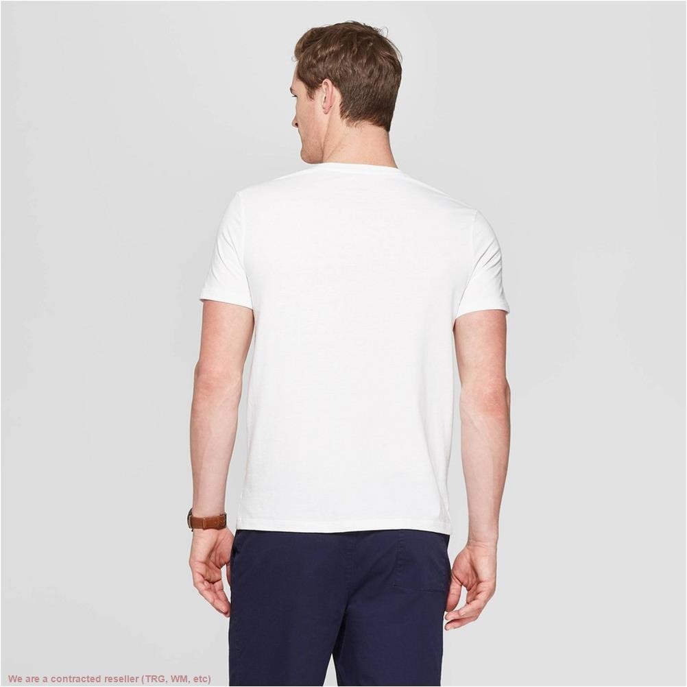 Men’s Every Wear V-Neck T-Shirt Goodfellow & Co White L *SEE DEAL!!!*