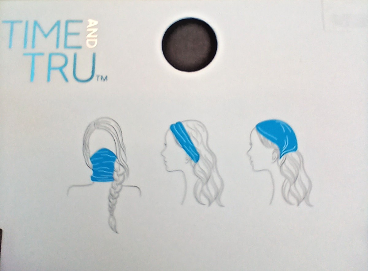 Time And Tru Head Wrap 2 Pack Multi Wear Hair Face Infinity Band Scarf “Choose”