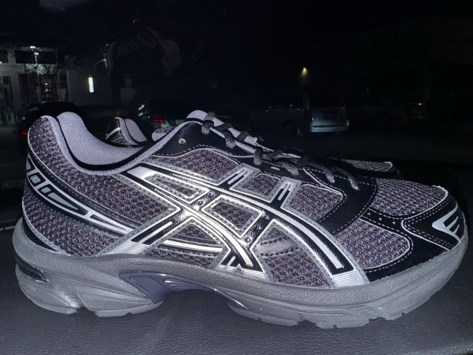 Men’s Size 8.5 ASICS Gel-1130 Black Pure Silver 1201A906-001 Brand New