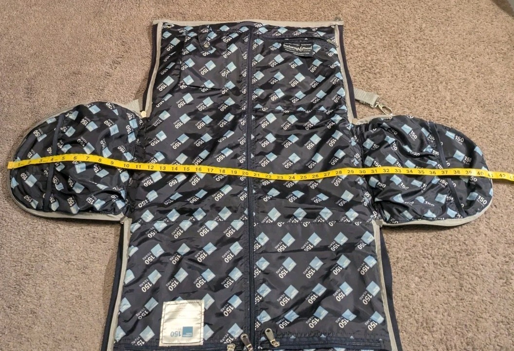 Scarborough & Tweed Goldman Sachs 150 Year Canvas Duffel Garment Bag w/ Dust Bag