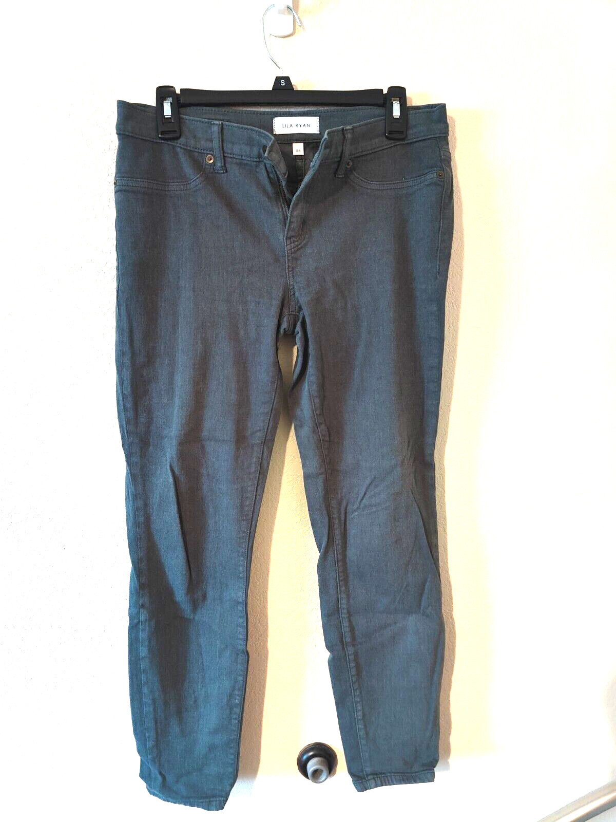 LILA RYAN Women’s Jeans Size 28 Dark Gray Returns Accepted Measurements On Pics