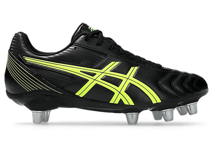 ASICS Rugby Cleats LETHAL TACKLE WIDE 1111A263.001 Black/Safety Yellow 2025 NEW!