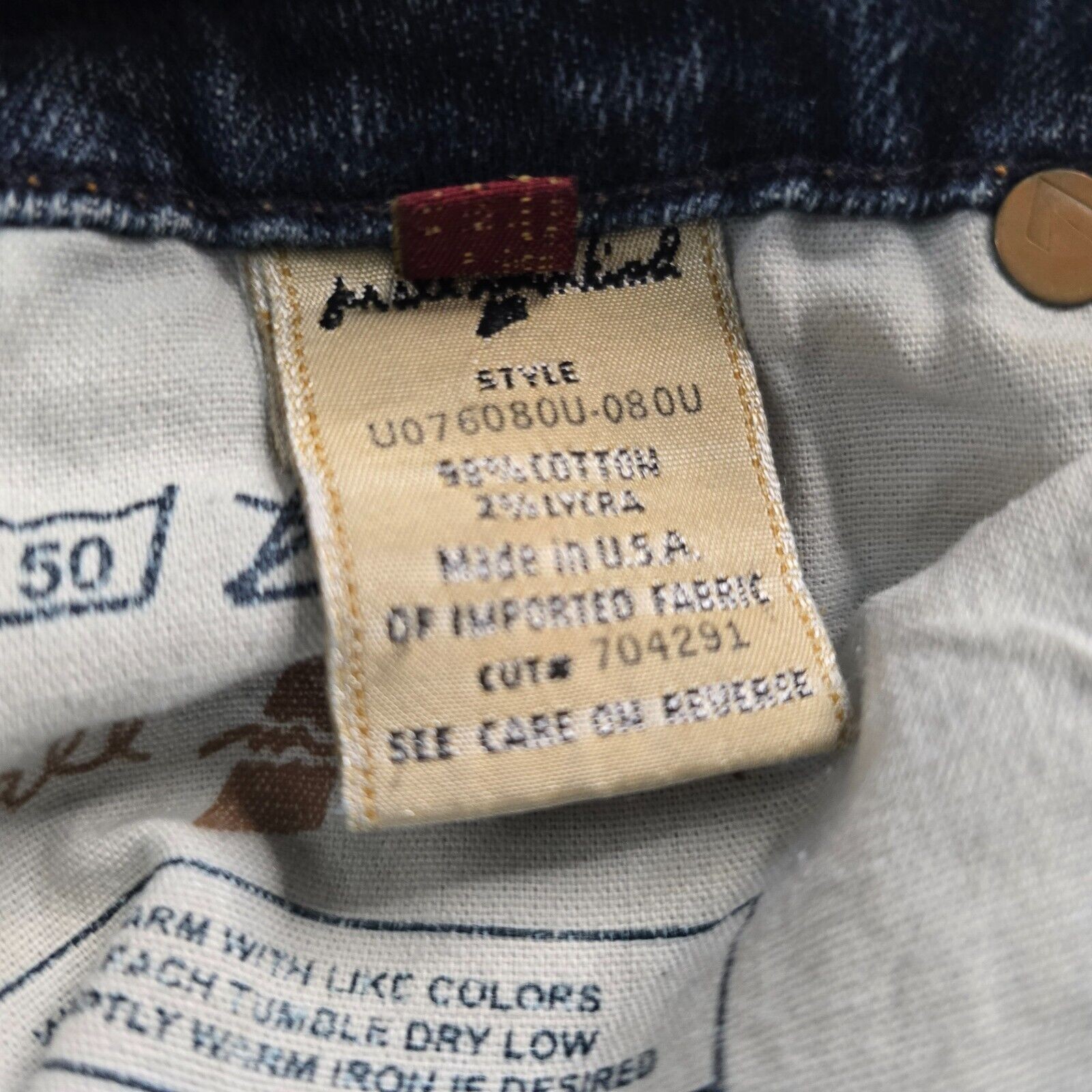 7 For All Mankind Jeans Women’s 28 Blue Flare Medium Wash Slight Distress