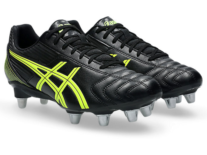 ASICS Rugby Shoes LETHAL TACKLE WIDE 1111A263.001 Black / Safety Yellow
