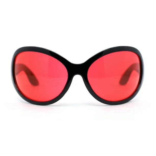 Women’s Designer Sunglasses Oversized Wrap Around Butterfly Shield Shades UV400