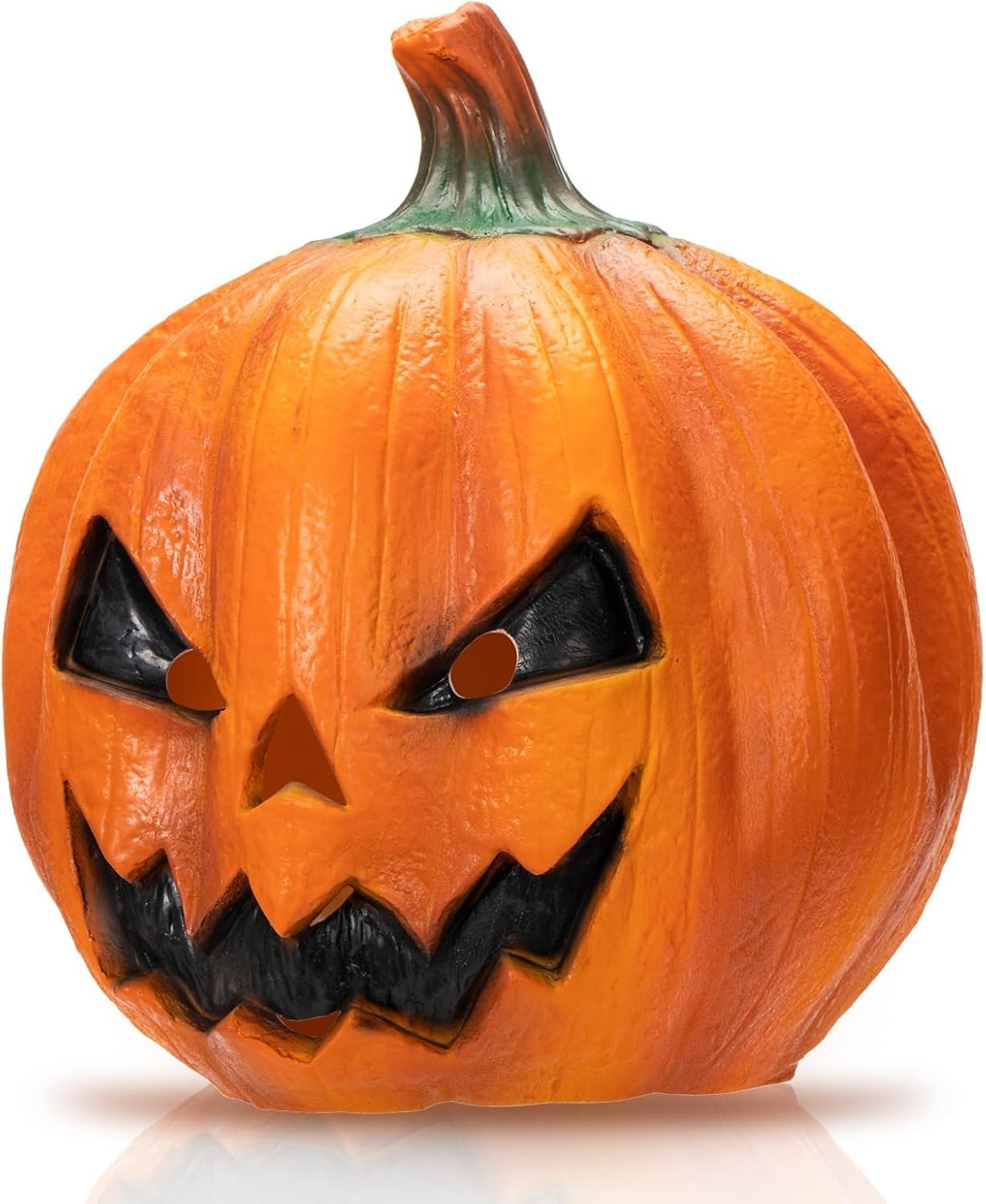 Eco-Friendly Pumpkin Head Mask for Halloween Parties – One Size Fits All