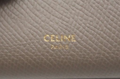 Returns accepted within 3 days CELINE Celine Leather Small Strap Wallet Bicolor