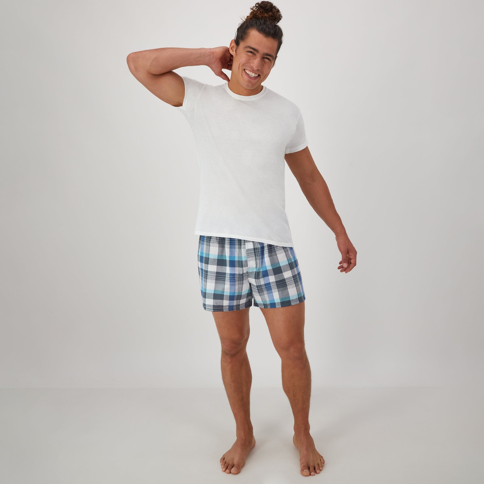 Hanes Men’s 6-Pack Woven Boxers Wicking Cool Comfort Flex Waistband Breathable