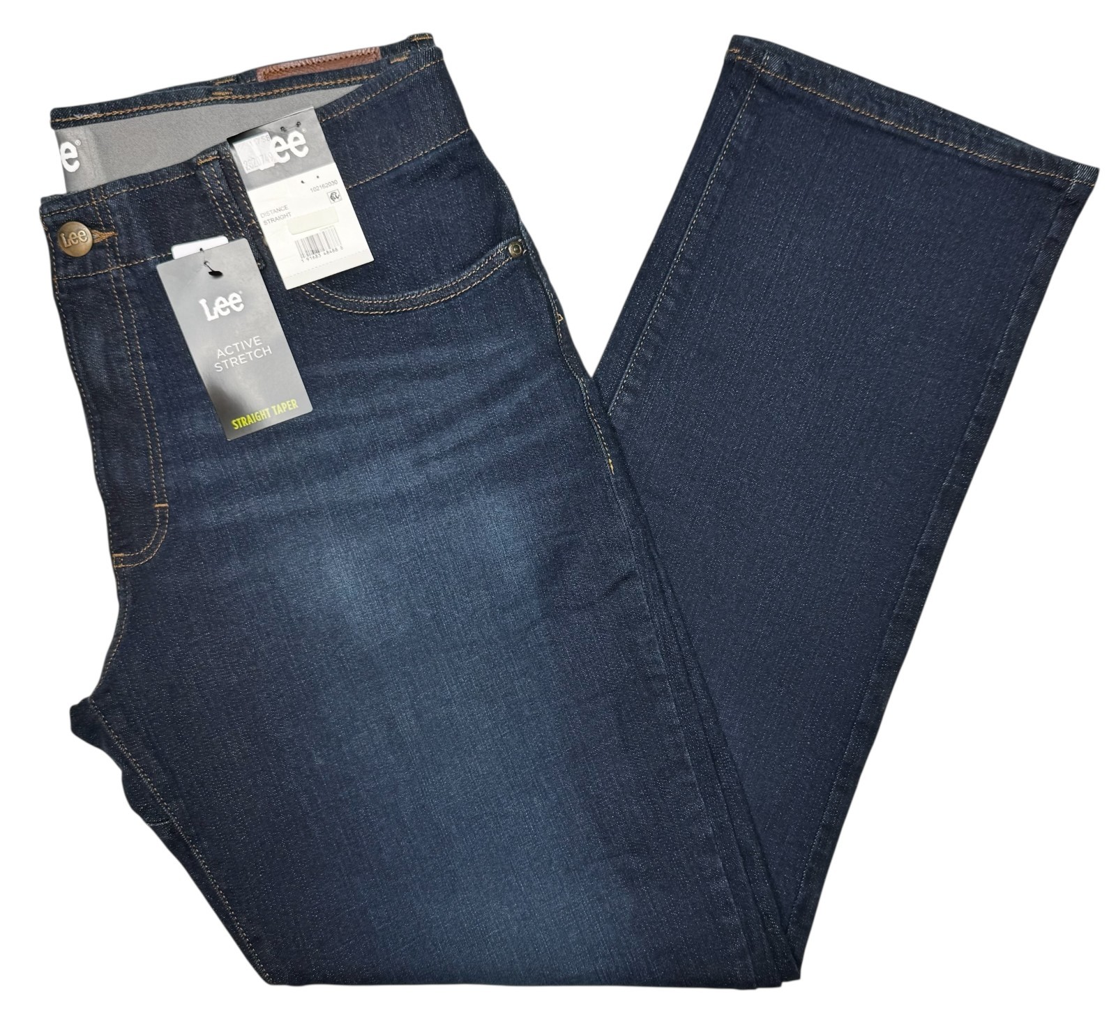 Lee #11758 NEW Men’s Motion Flex Waistband Active Stretch Straight Taper Jeans