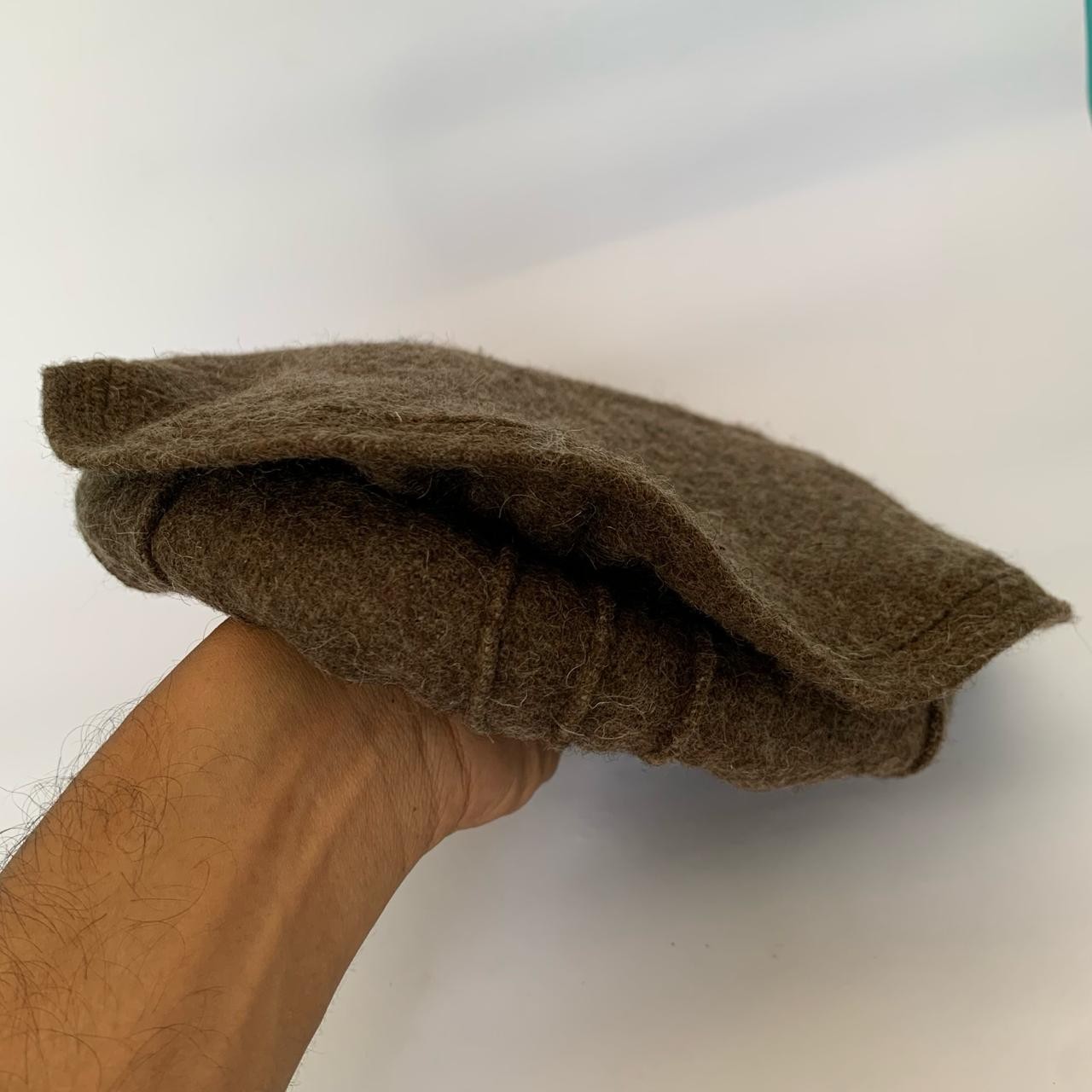 Afghan Pakol Cap Chitrali Hat Peshawari 100% Wool Handmade Warm Winter