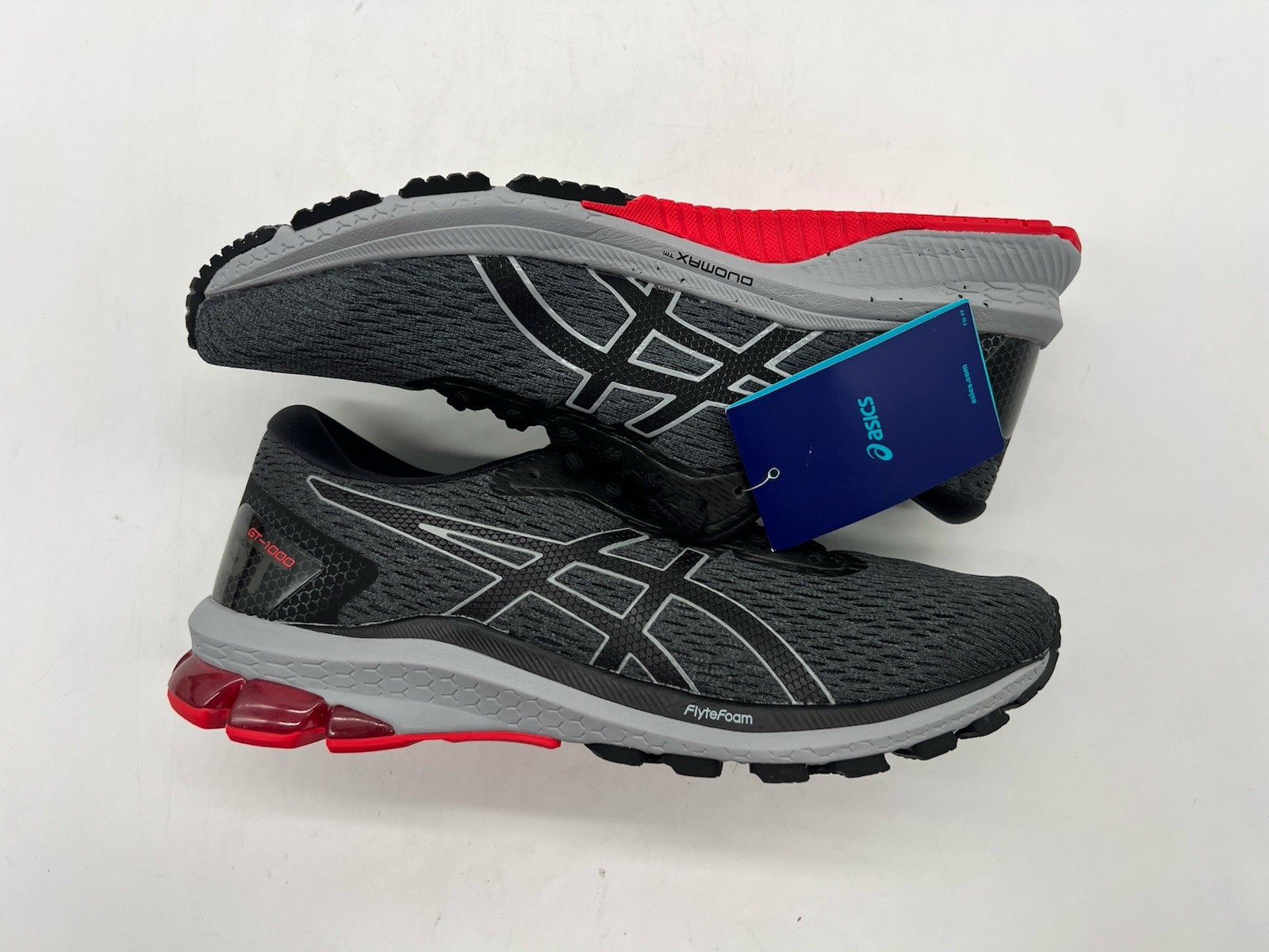 Asics GT-1000 9 Men’s Sz 10.5 Carrier Grey/Black Mesh Running Sneakers Shoes.