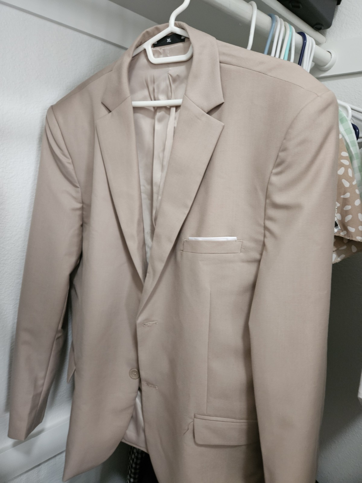 XL Champagne Color Blazer Men’s