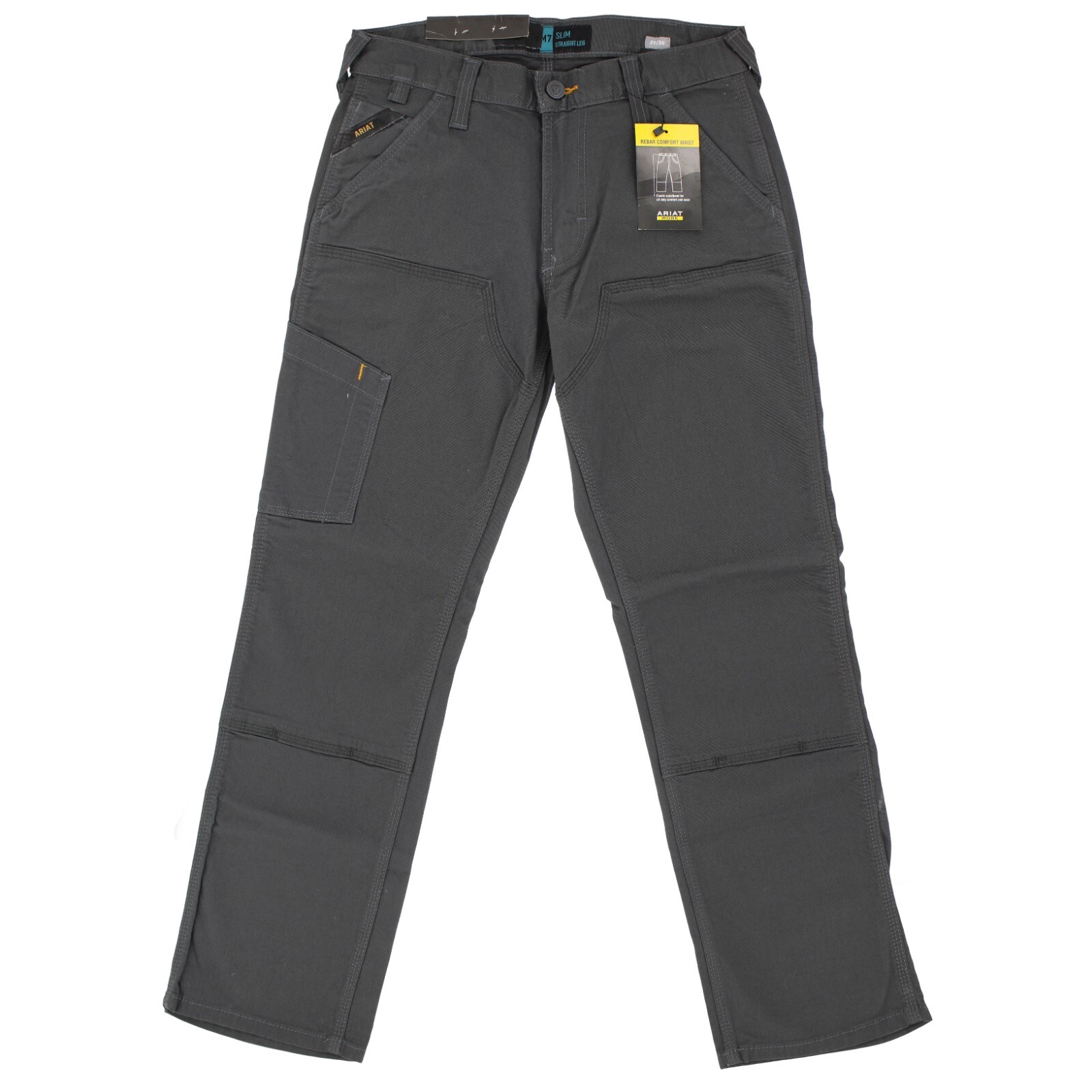 Ariat Work Rebar M4 Pants Men’s Relaxed Straight, 7-Pocket, Re-Enforce Knee Pant