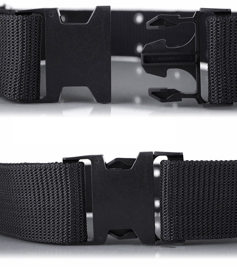 Men’s Heavy-Duty Tactical Nylon Belt – Police Security & Work Utility Gear Belt
