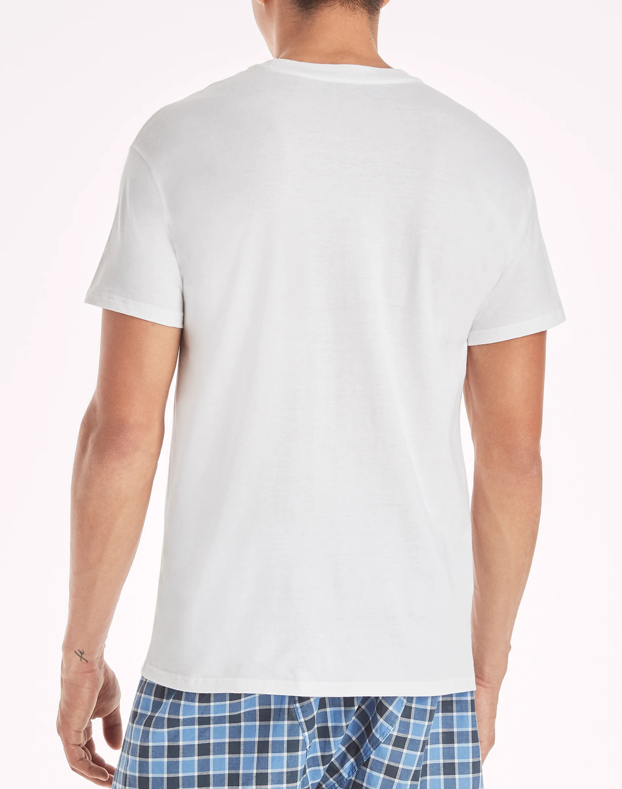 Hanes Men’s Undershirt 10-Pack ComfortSoft White V-Neck T-Shirt Tee Short Sleeve