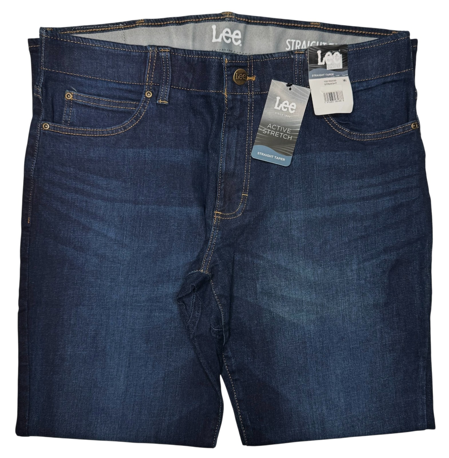 Lee #11758 NEW Men’s Motion Flex Waistband Active Stretch Straight Taper Jeans