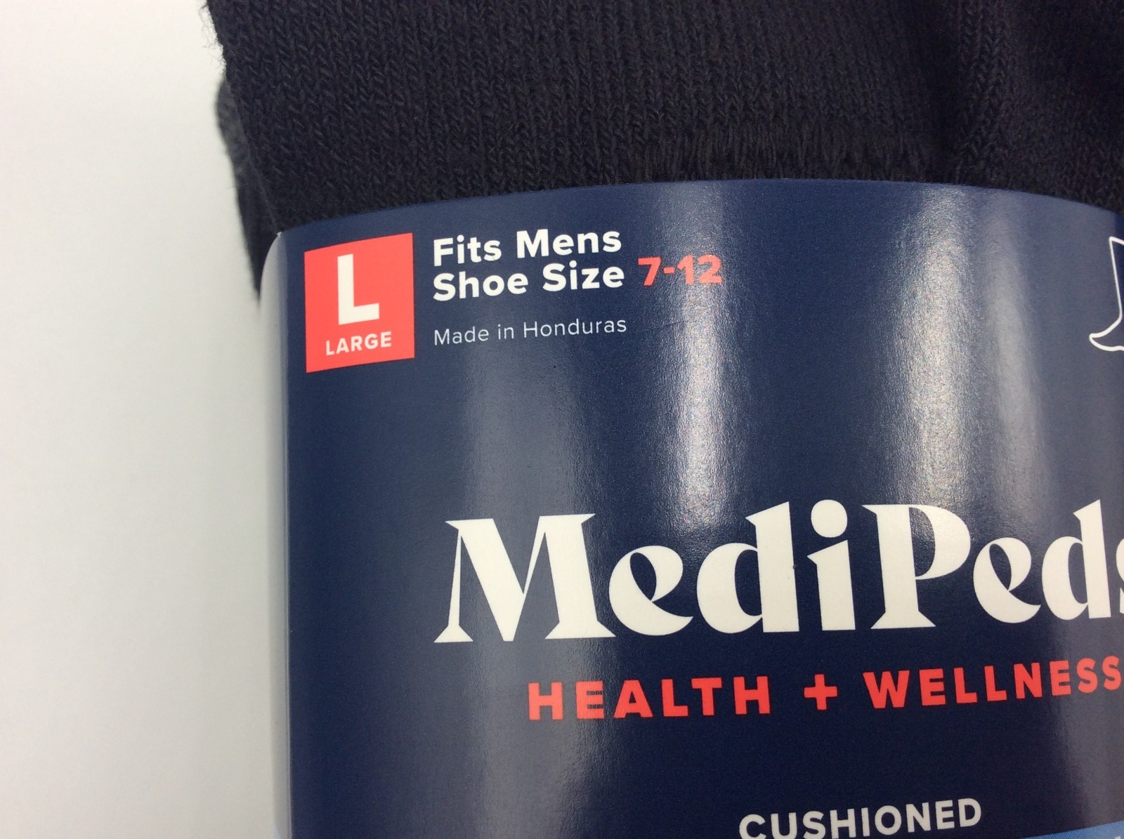 MediPeds Men’s Non-Binding Crew Socks, 12-Pairs, Large Shoe Size 7-12🎈FREE SHIP