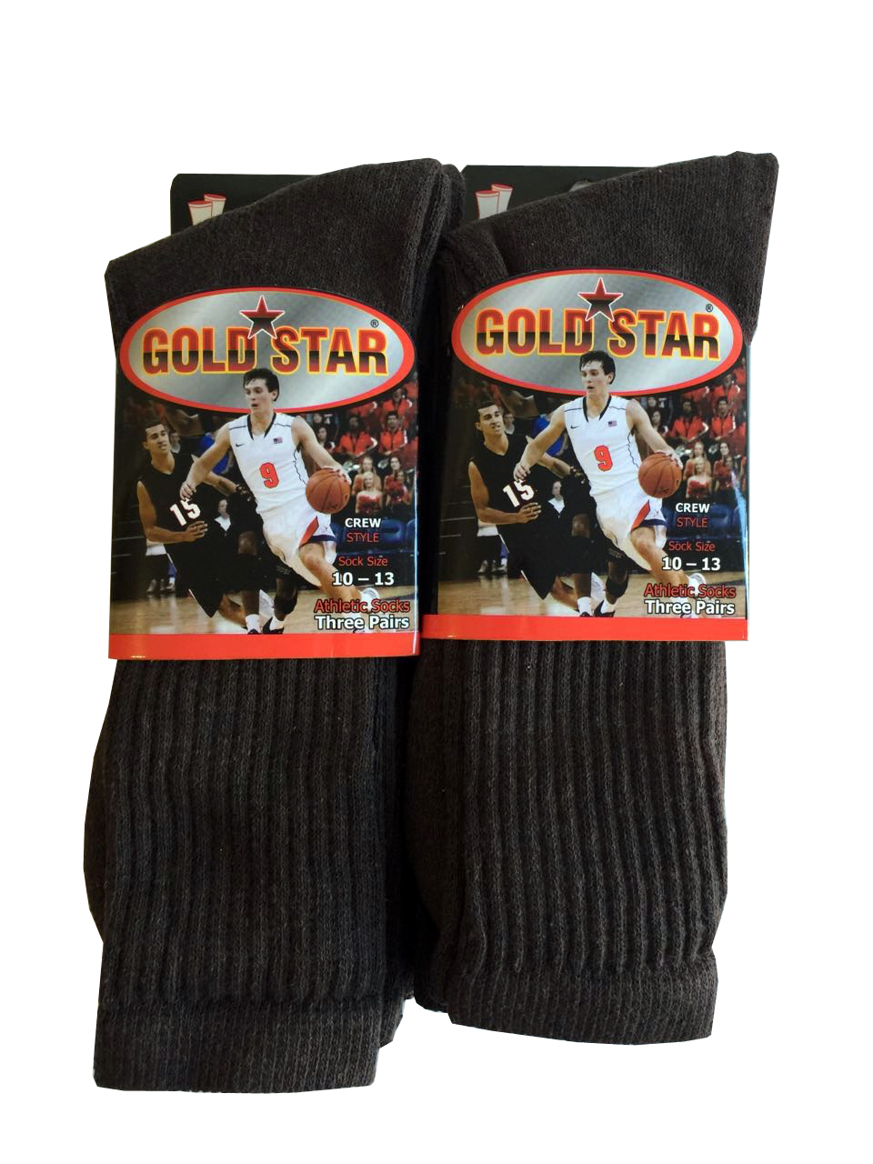 3 OR 12 pairs Men’s Crew Socks Cotton Cushion Sport 10-13 Multi-color