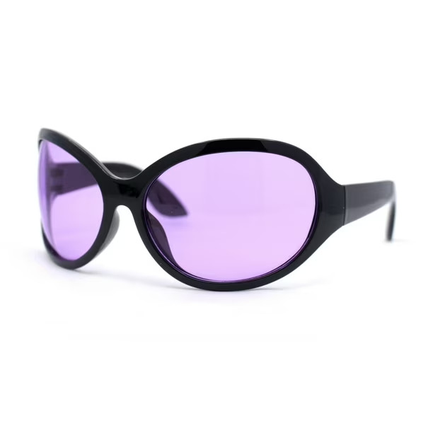 Women’s Designer Sunglasses Oversized Wrap Around Butterfly Shield Shades UV400