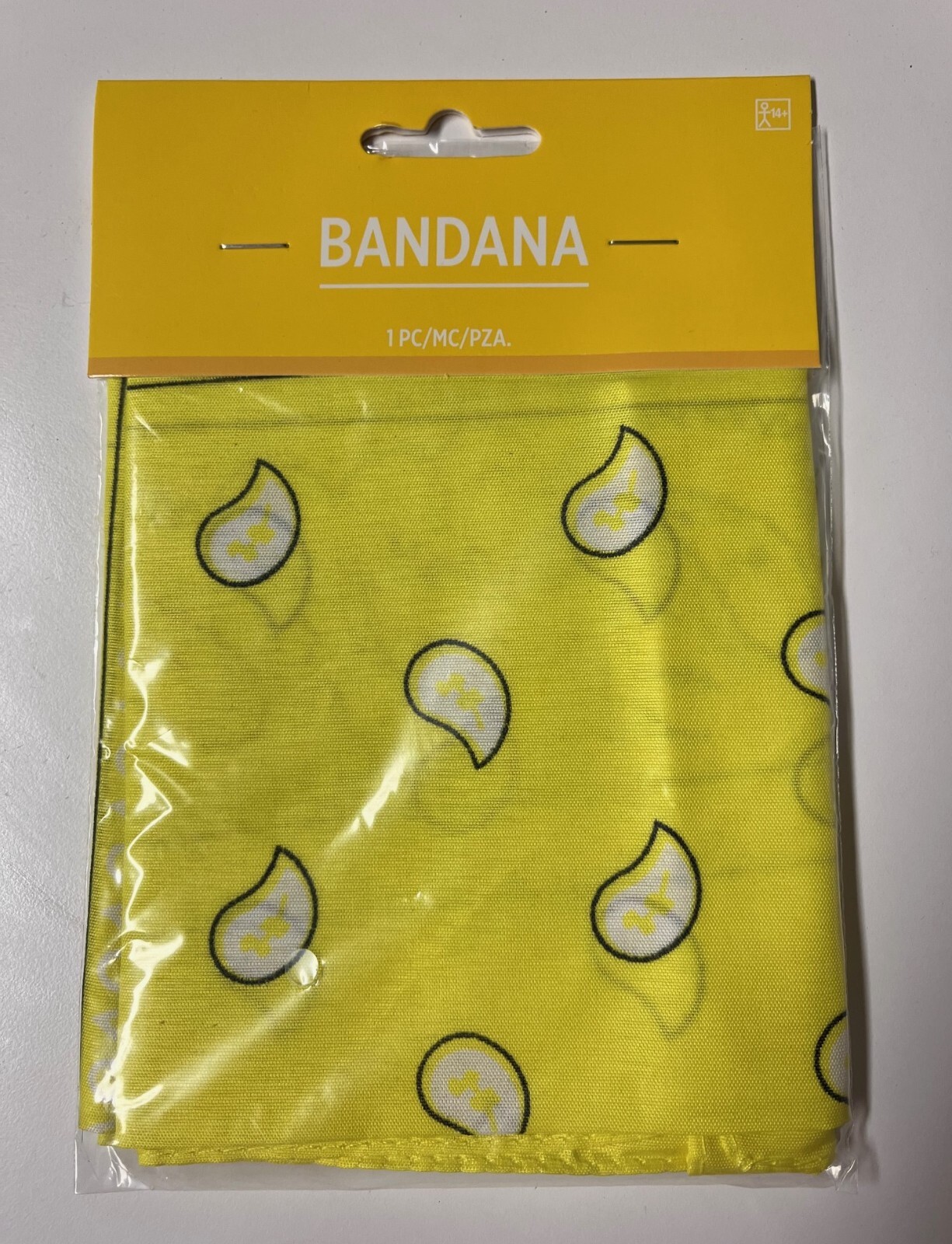 6 Pack 20″ x 20″ Bandanas Black, Pink, Orange, Yellow, Gray, Tan US Seller