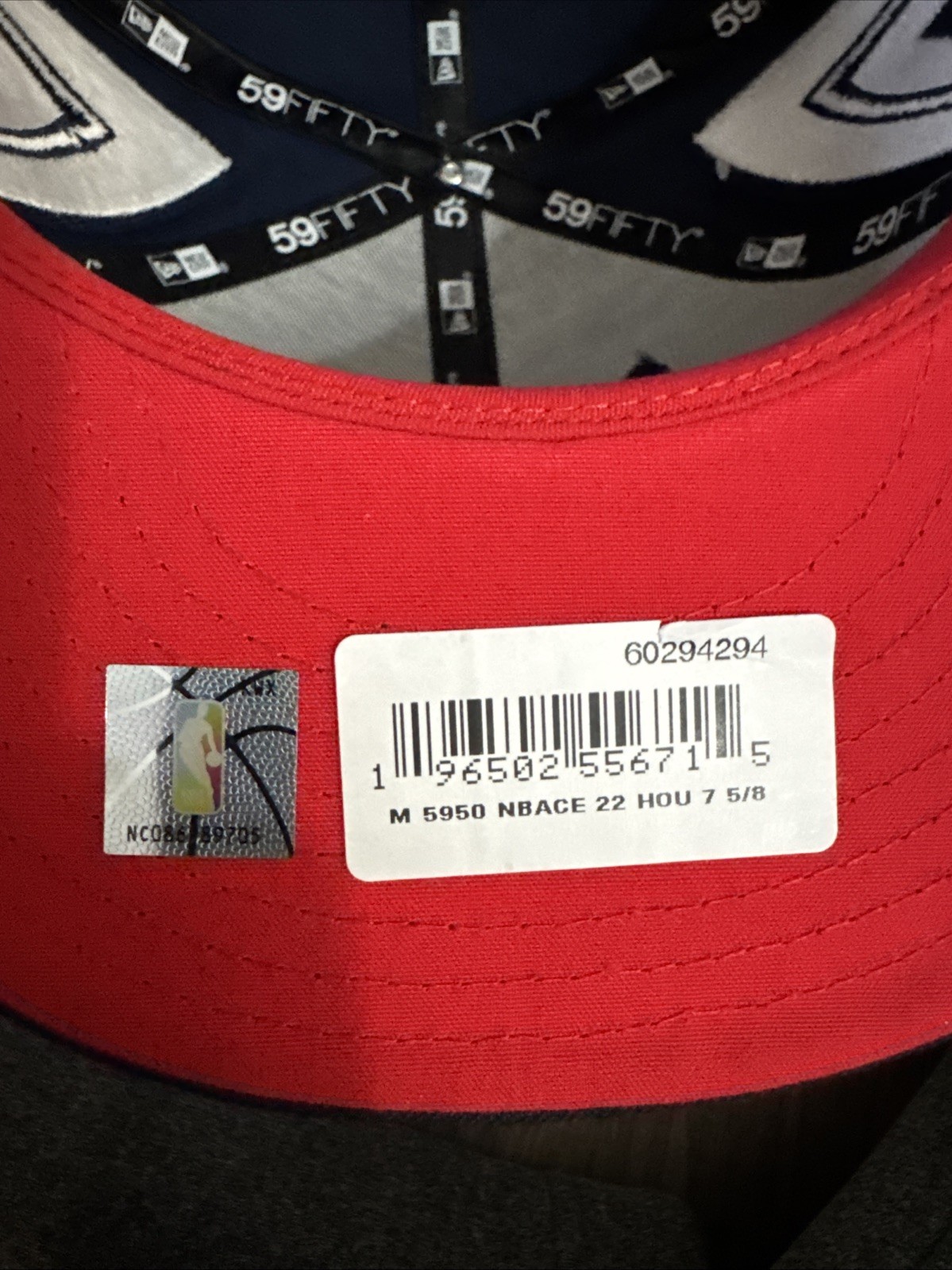 NWT NEW ERA HOUSTON ROCKETS CITY EDITION ALT 59FIFTY FITTED 7 5/8 BLUE PINSTRIPE