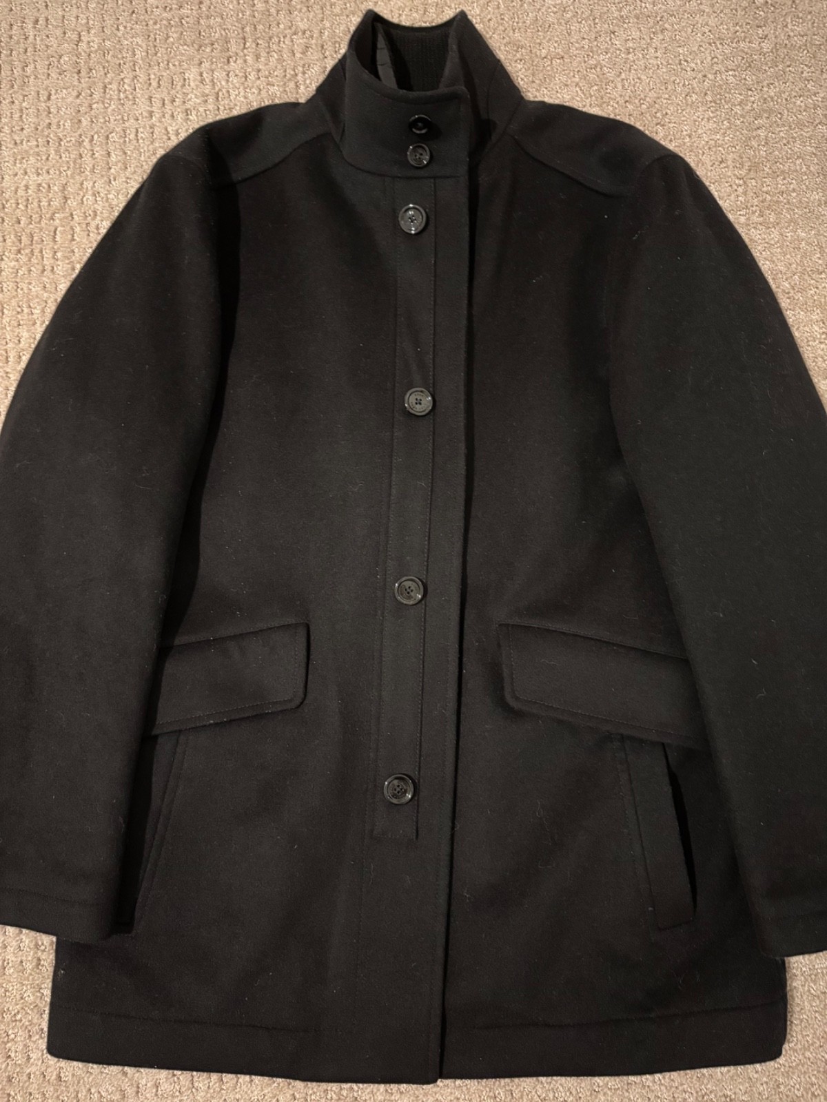 BOSS Coxtan wool-blend topcoat