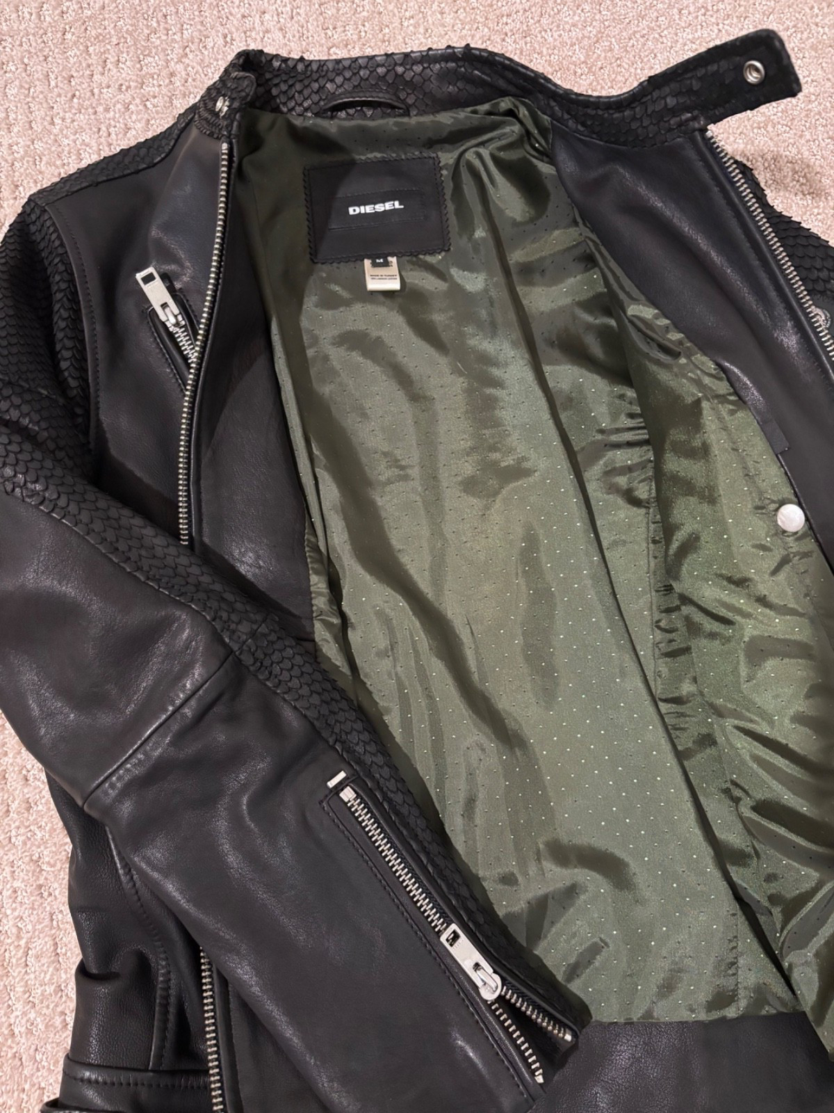 Diesel L-Rambo Leather Jacket