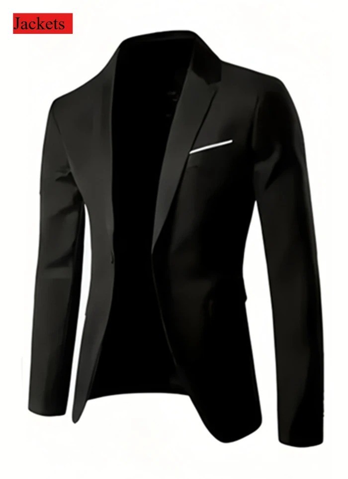 Men’s 3-Piece Slim Fit Suit Set Formal Wedding Business Party Blazer Vest Pant