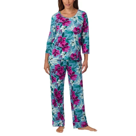 Carole Hochman Midnight Women’s 3-Piece Cotton PJ Set or tank or pant