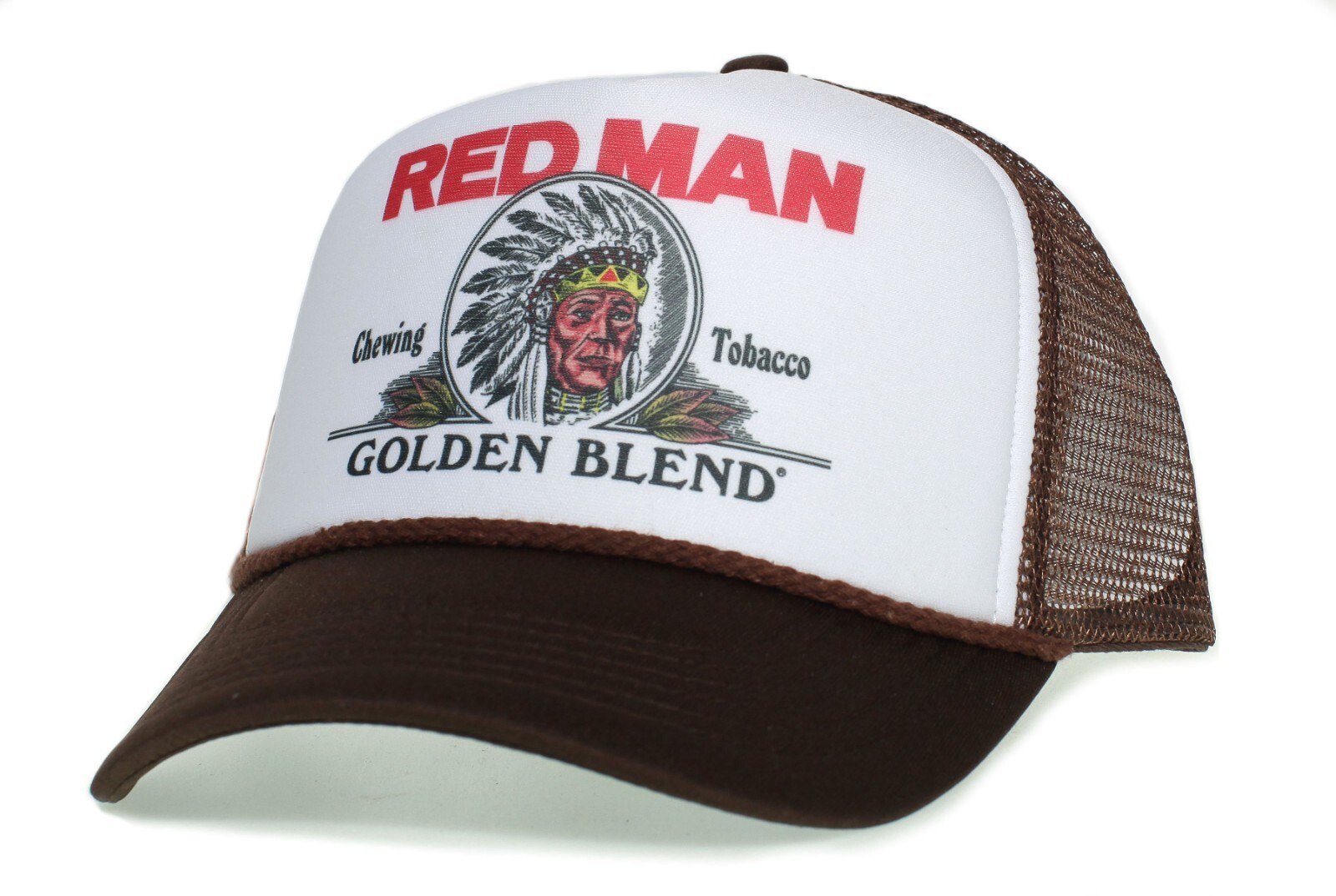 Red Man Chewing Golden Blend Tobacco Hat Vintage Redman Cap Multi Colors