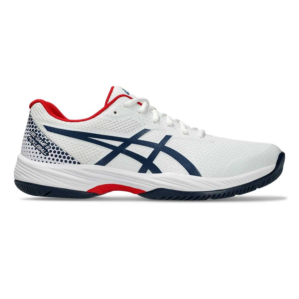 Asics Men’s Gel-Game 9 Pickleball Shoes White/Night Sky (1041A416-100)