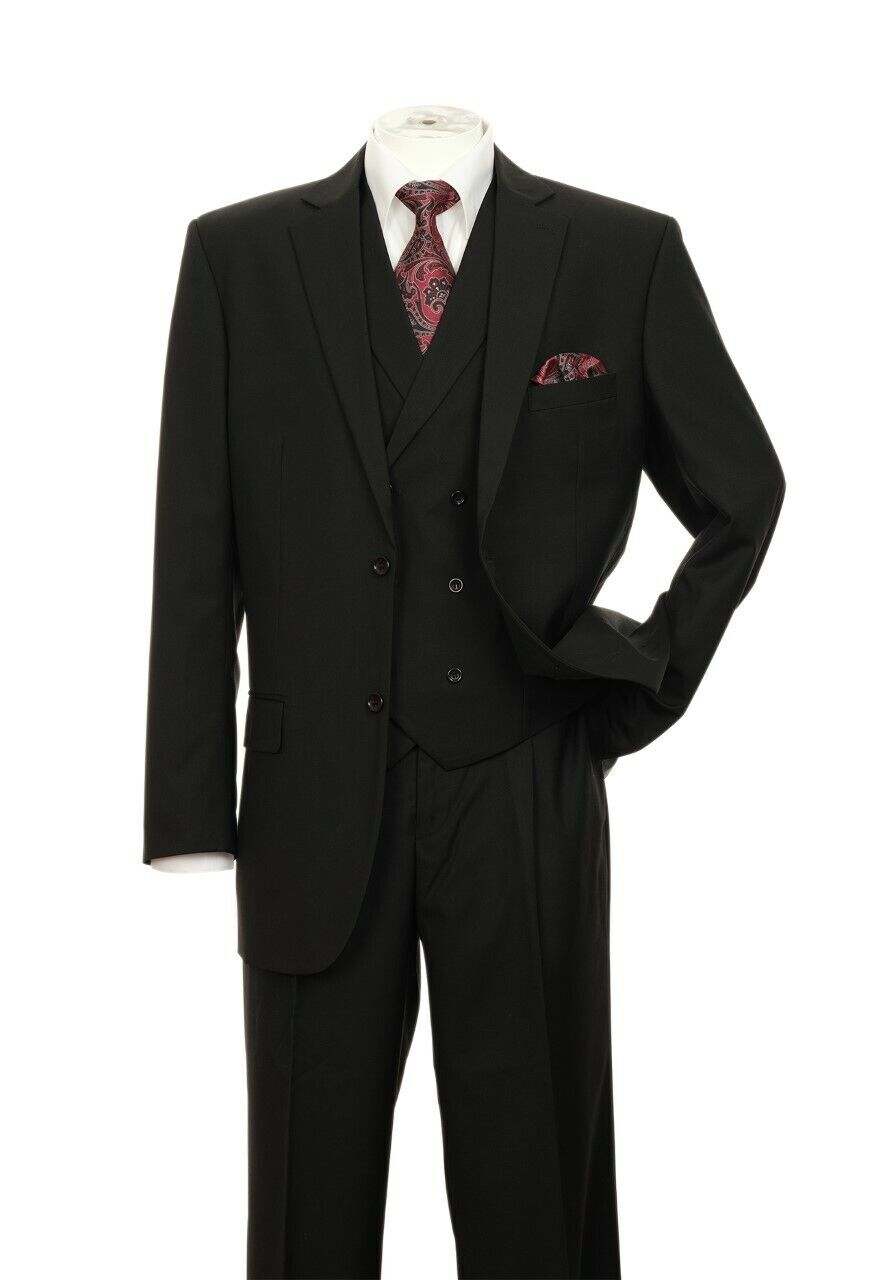 Men’s 3 Piece Luxurious Suit With Vest&Pants Two Button Two Side Vents 5702V9