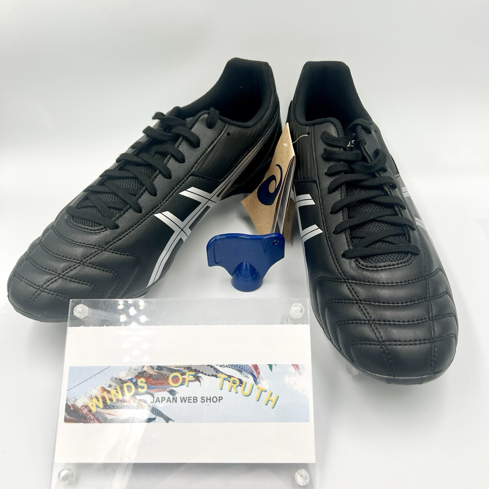 ASICS LETHAL TACKLE “WIDE” P507Y.003 Black Pure Silver Rugby Cleats US4-15