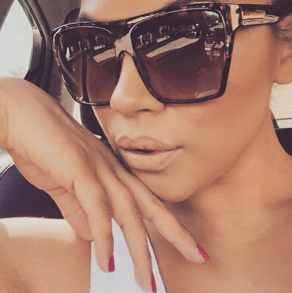 XXL OVERSIZED “Lauren” Women Sunglasses Flat Top Square Shadz Gafas ROSE