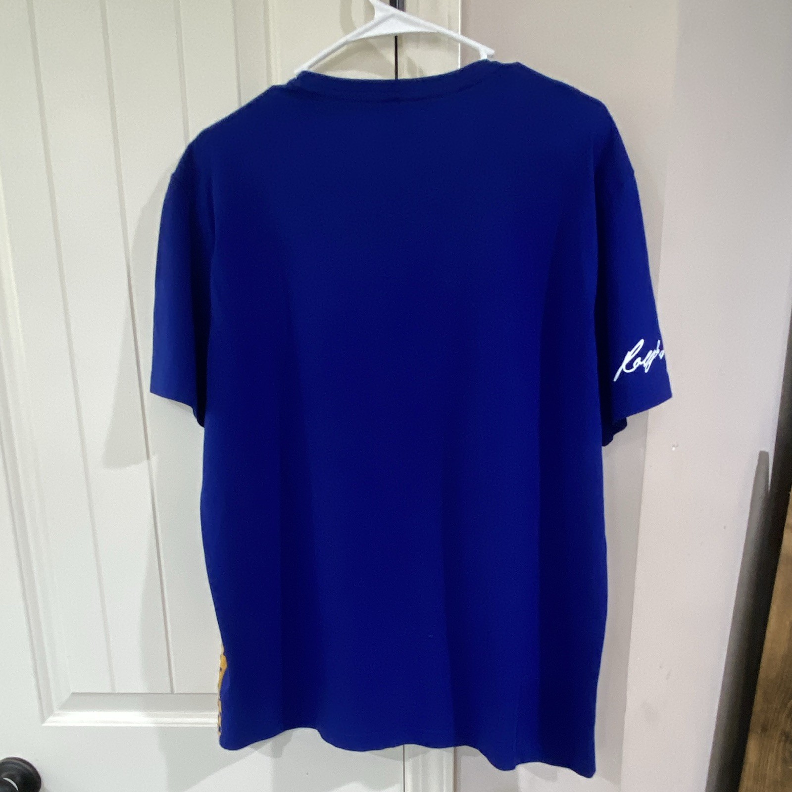 Polo Ralph Lauren Men’s Short Sleeve Blue/Gold Large Pony